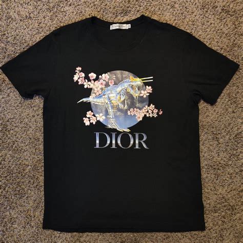 dior t rex shirt|Dior x Sorayama Tyrannosaurus Rex Cherry Blossom .